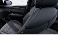 Sellerie cuir / alcantara avec surpiqûres rouges "N Line"